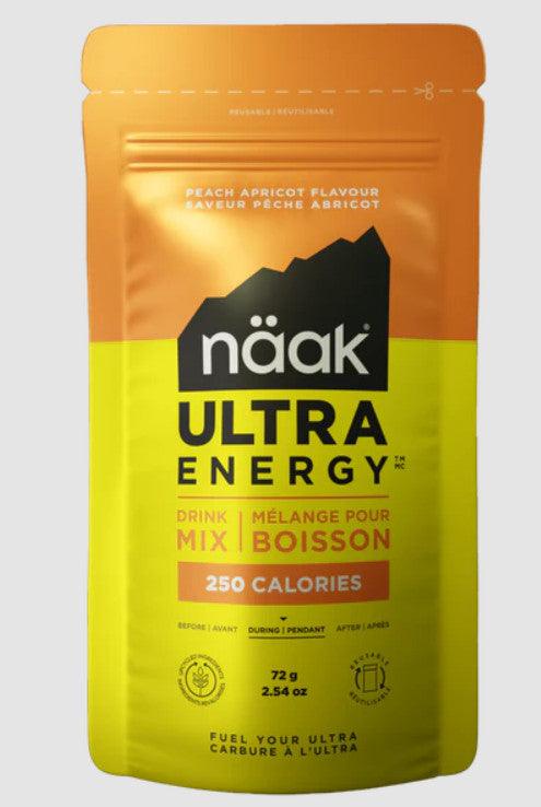 Näak Ultra Energy™ 運動飲料粉 - 蜜桃口味 (12包)