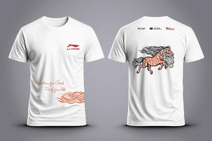 香港街馬2024限定紀念品 - 紀念T-shirt Marathon for Good, Party for All
